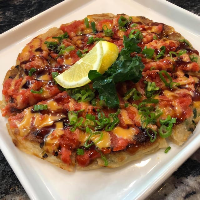 Sushi Pizza.