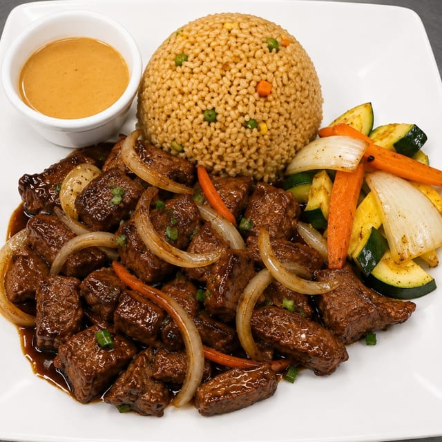 L.Sukiyaki Steak.