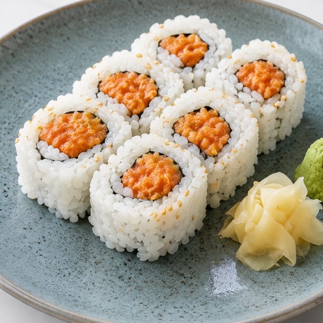 Spicy Salmon Roll.