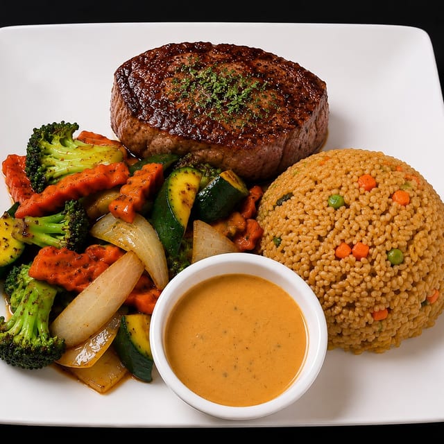 L.Hibachi Filet Mignon.