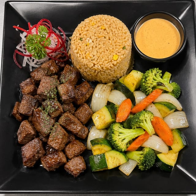 Hibachi NY Strip Steak.