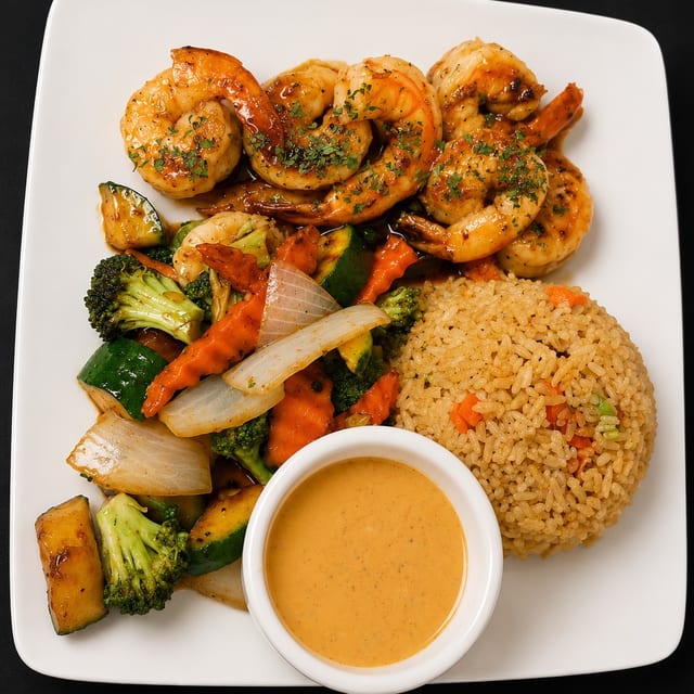 Kids Hibachi Shrimp.