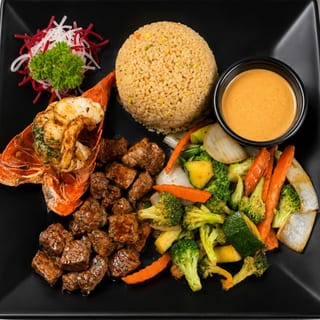 Hibachi Steak & Lobster