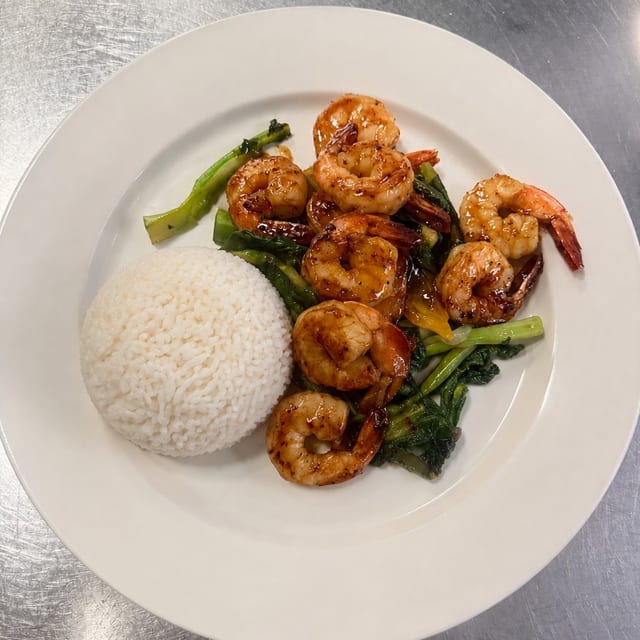 L.Shrimp Teriyaki.