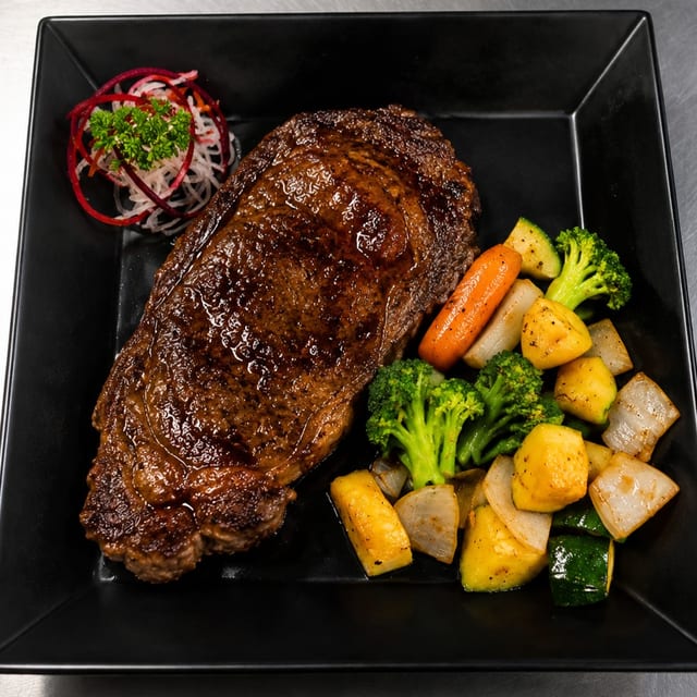 Hibachi Ribeye Steak.