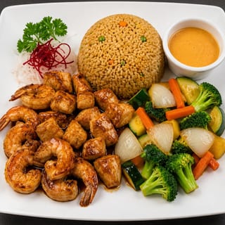 L.Hibachi Chicken & Shrimp